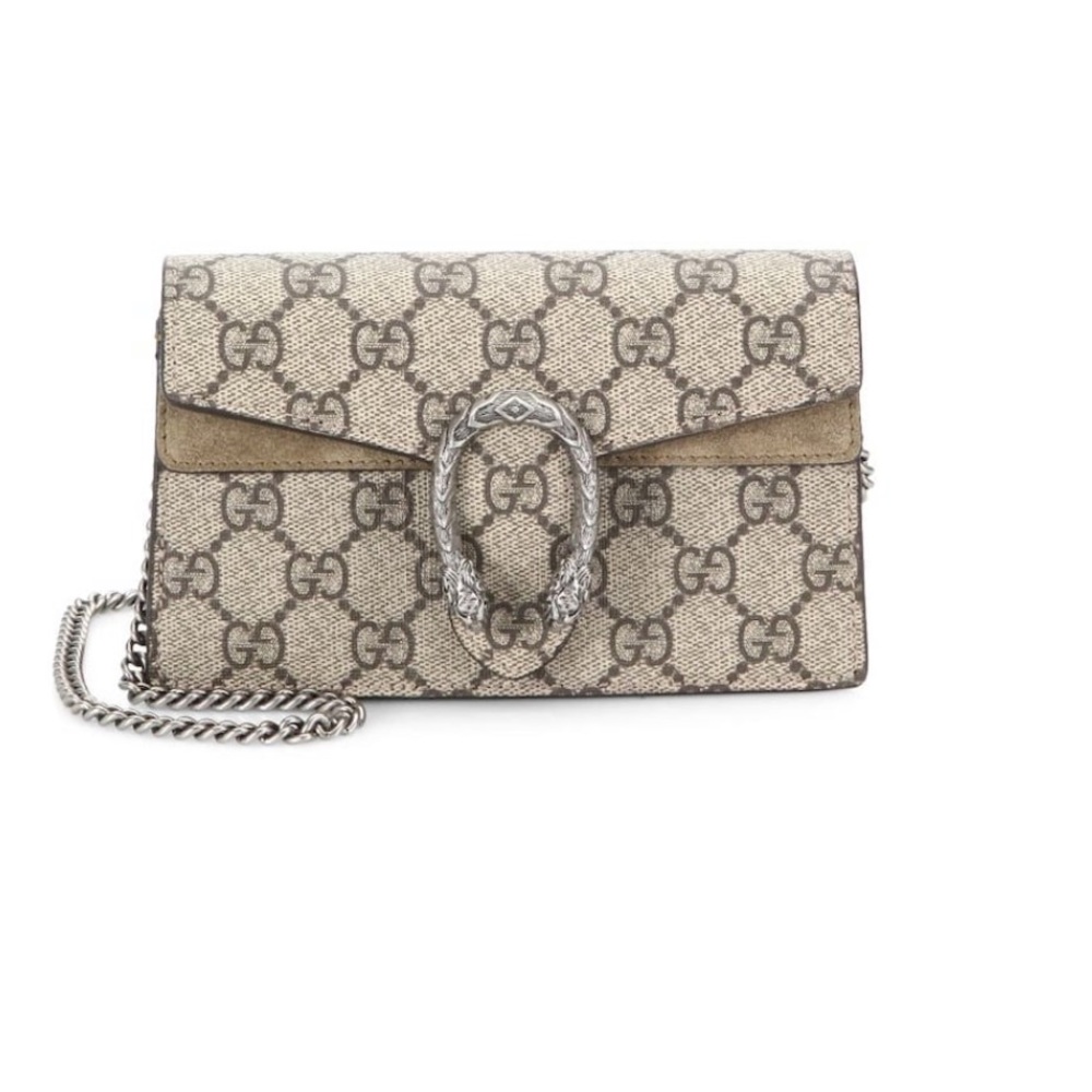 Authentic Gucci Dionysus GG Supreme Super Mini Bag